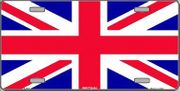 United Kingdom Flag License Plate