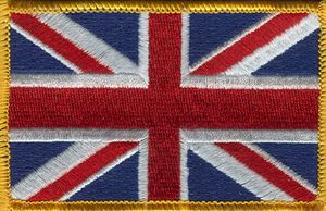 Great Britain Flag Patch - Rectangle