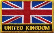 United Kingdom Flag Patch with Name