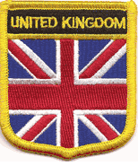United Kingdom Flag Shield Patch