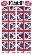 United Kingdom Flag stickers 50 Stickers per package