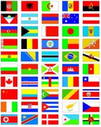 United Nation Members Flag Sticker Set