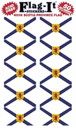 Nova Scotia Flag Stickers 50 Stickers per package