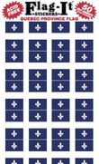 Quebec Flag Stickers 50 Stickers per package