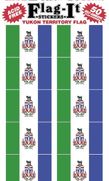 Yukon Territory Flag Stickers 50 Stickers per Package