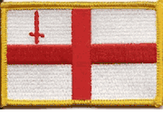 London England Flag Patch