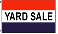 Yard Sale Polyester Flag