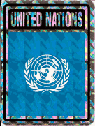 United Nations Vinyl Reflective Decal