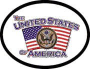 United States Motto Flag It Oval Decal