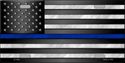 United States Flag with Thin Blue Line
