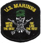 United States Marine Patch - Mess with the Best