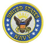 United States Navy Round Seal Patch