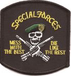 United States Special Force Patch - Mess with the Best