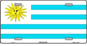 Uruguay Flag License Plate