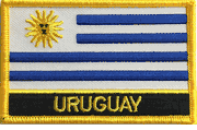 Uruguay Flag Patch with Name