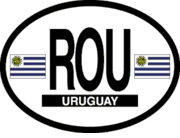 Uruguay Flag It Oval Decal