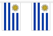 Uruguay String Flag Bunting
