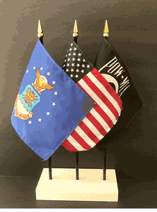 US Air Force 3 Flag Set