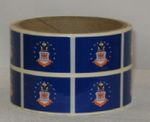 US Air Force Flag Stickers - Roll of 250