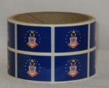 US Air Force Flag Stickers - Roll of 250
