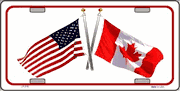 US and Canada License Plate