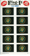 US Army Decal Stickers - 50 per package