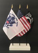 US Coast Guard 3 Flag Set 