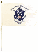 US Coast Guard Flag 12"x18" 