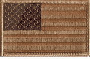 US Flag Patch - Subdued Brown 