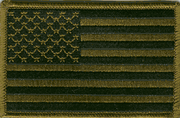 US Flag Patch - Subdued Green 