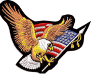 US Flag Patch with Eagle