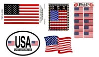 US Flag Stickers and Decals