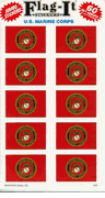 US Marine Corps Decal Stickers - 50 per package