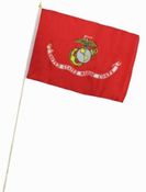 US Marine Corps Flag 12"x18" 