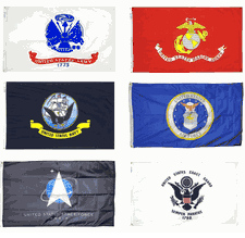 US Military Flags