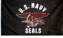 US Navy Seals Polyester Flag - 3'x5'
