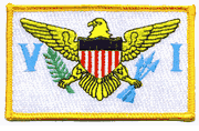 US Virgin Island Flag Patch - Rectangle