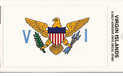 US Virgin Islands Flag Decal Stickers