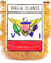 US Virgin Islands Mini Window Banner