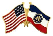 Utah Flag Lapel Pin - Double New 2024 Version
