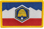 Utah Flag Patch - New 2024 Version