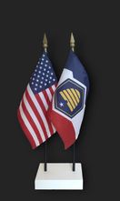 Utah - New Design and US Flag Desk Set
