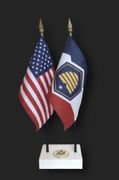 Utah - New Design and US Flag Executive Desk Set