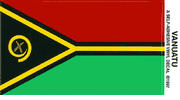 Vanuatu Flag Decal Sticker