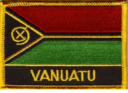 Vanuatu Flag Patch with Name