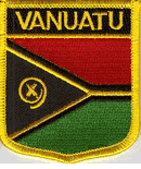 Vanutu Flag Sheild Patch