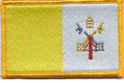 Vatican City Flag Patch - Rectangle