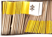 Vatican Flag Toothpicks