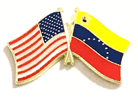 Venezuela Flag Lapel Pin - Double
