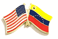 Venezuela Flag Lapel Pin - Double